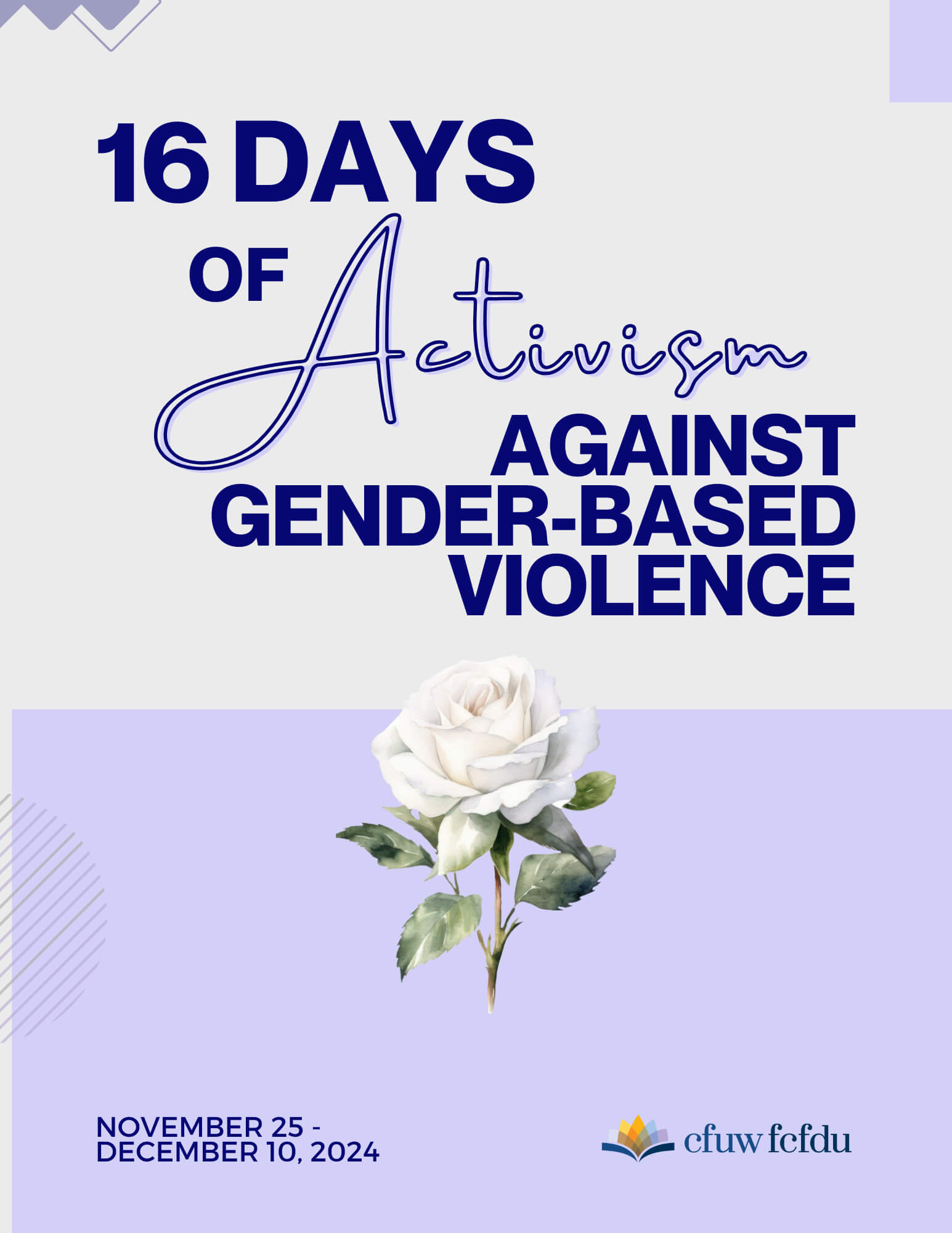 16 Days of Activism Info Package 2024